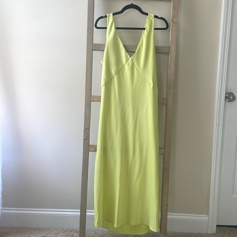A New Day Satin Midi Slip Dress